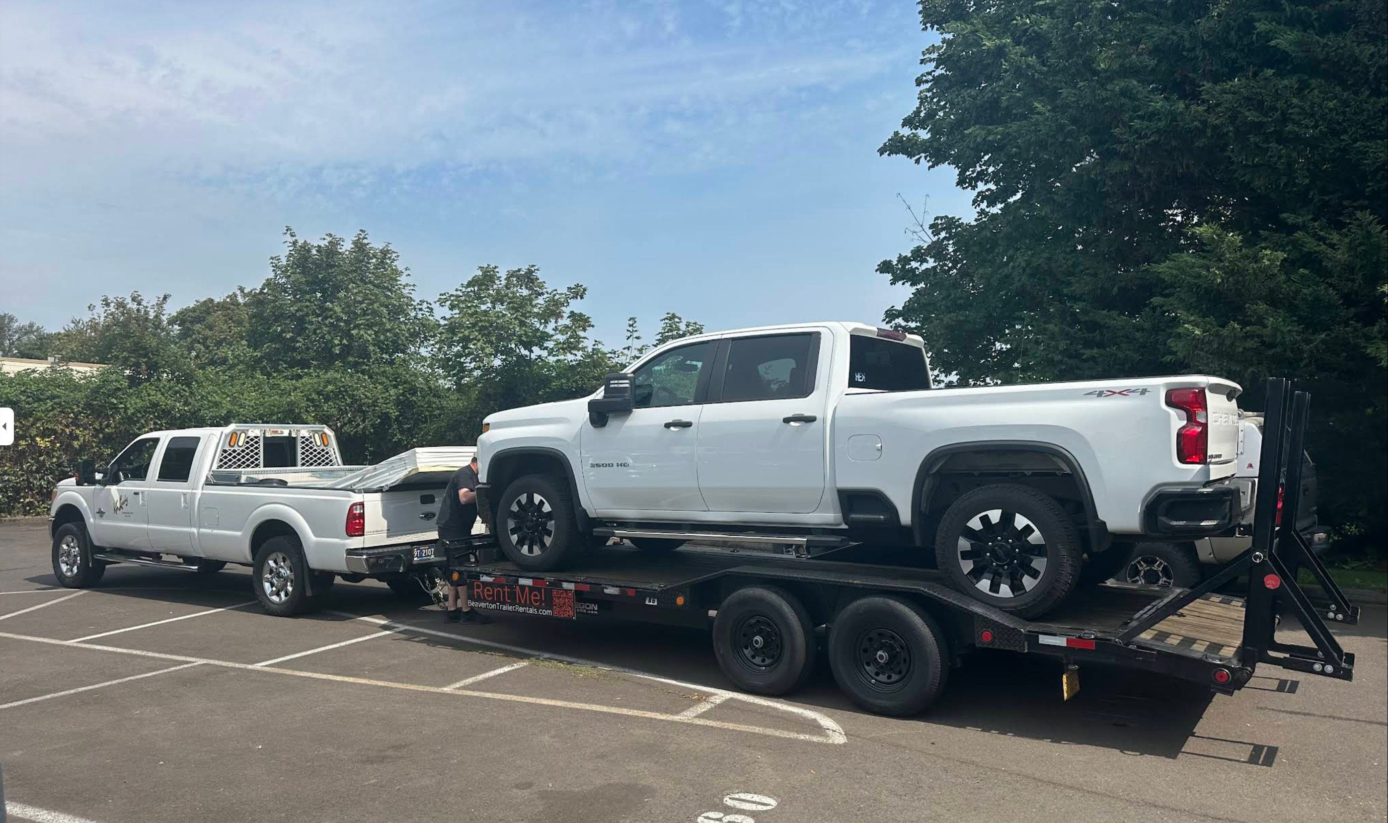 20ft Car Hauler Flatbed Trailer thumbnail 4